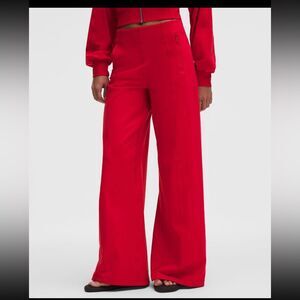 NWT Small Define HR High-Rise Wide-Leg Pant Luon Oxford Red NEW LULULEMON